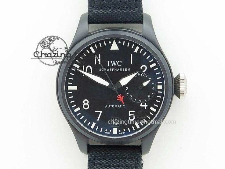 MIROTIME 0407 Pilot Chrono SS AZF 1:1 Best Edition Blue Dial on Brown Leather Strap A TimelessDesign 7060